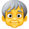 Older Person emoji on Facebook